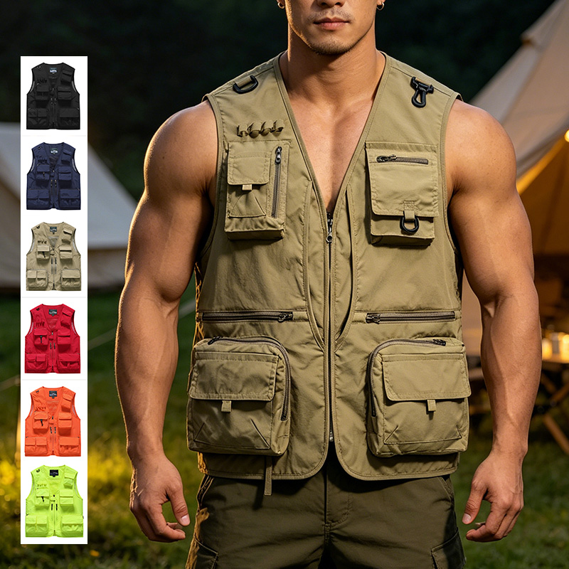 Fishing Kit Compact - Summer Work Vest for Outdoor Activities