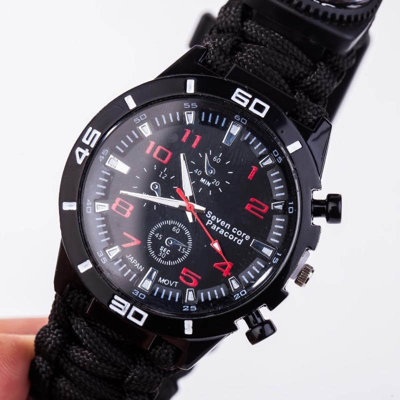 Multifunctional Outdoor Watch  - Fire Starting Kit review and price