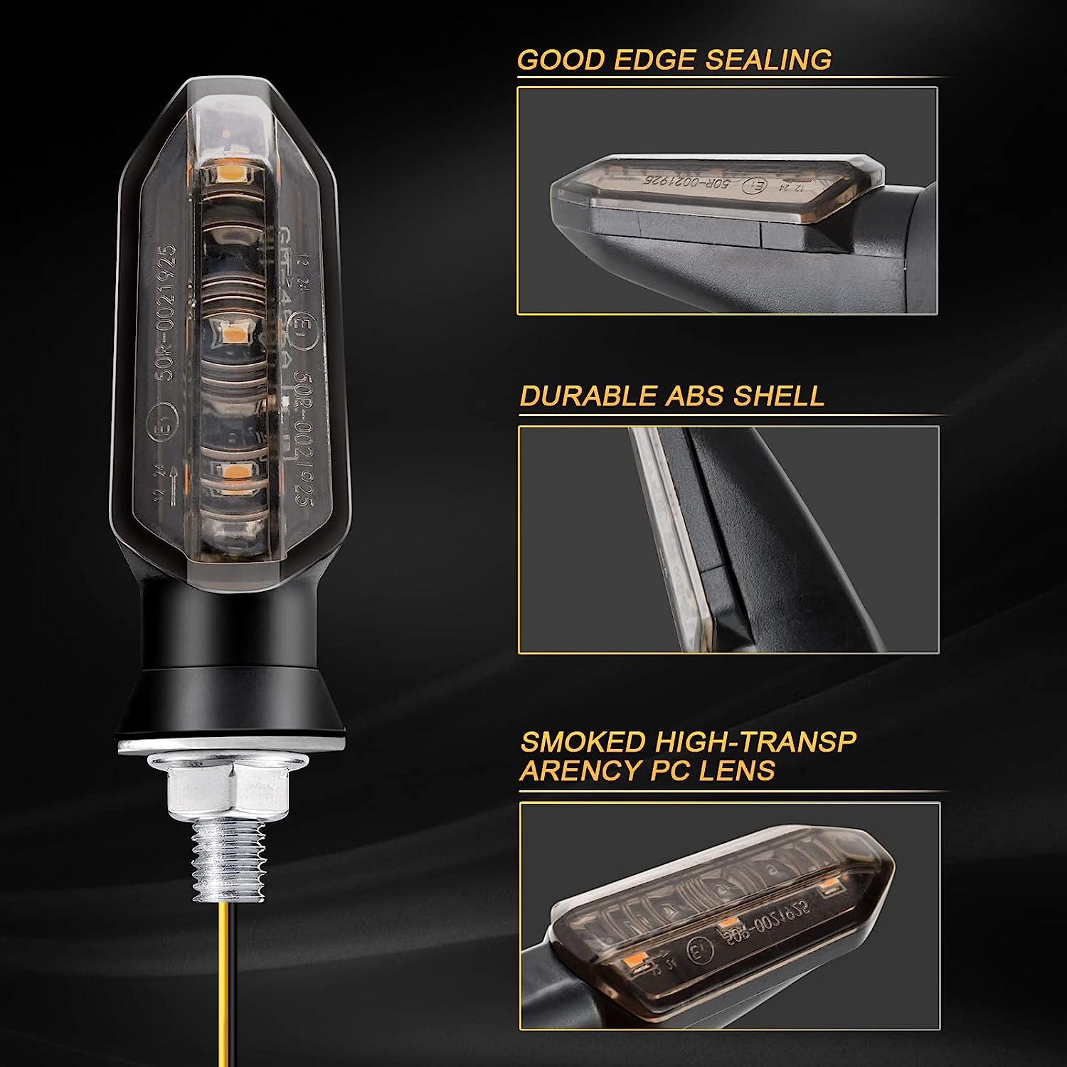 2/4 PCS 8mm Mini Motorcycle LE - Sos Light Strobe review and price