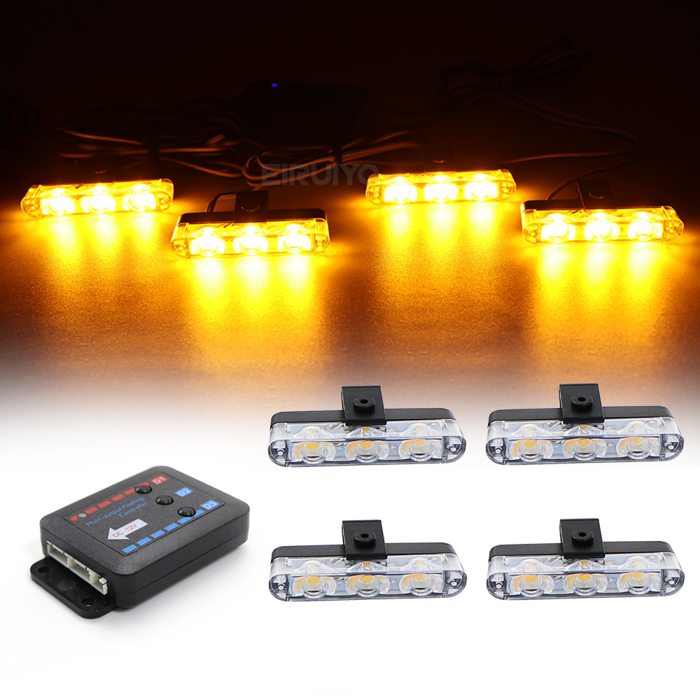 4x 3 LED Grill Car LED Strobe  - Sos Light Strobe review and price